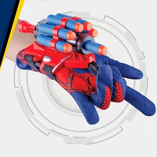 Pasty Yenı Marvel Örümcek Adam Oyuncaklar Avenger Kahraman 1 Adet Bilek Eldiven Lansmanı Anime Aksiyon Figürleri Kawaii Modelleri Çocuklar Noel Hediyeleri (Yurt Dışından)