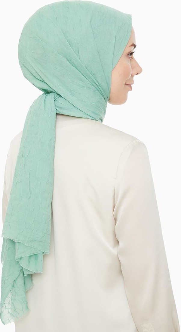 Lêvi D'or Mint Yeşili Bambu Kraş Şal