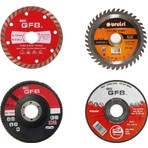 Gfb 4'lü 115 Lik Mermer Ahşap Sunta Granit Demir Taş Fayans Kesme Disk Seti