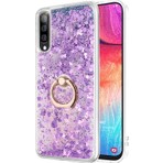 Microsonic Samsung Galaxy A50 Kılıf Glitter Liquid Holder Mor