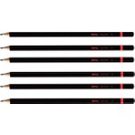 Rotring 2B Sınav Kalemi 6'lı Set Siyah 7.5 cm Uzunlukta 6 Adet