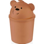 Qlux Ideas Hippo Çöp Kovası Kahverengi L-00586