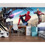 Özel Duvarlar Spiderman Ironman Çocuk Odası Duvar Kağıdı