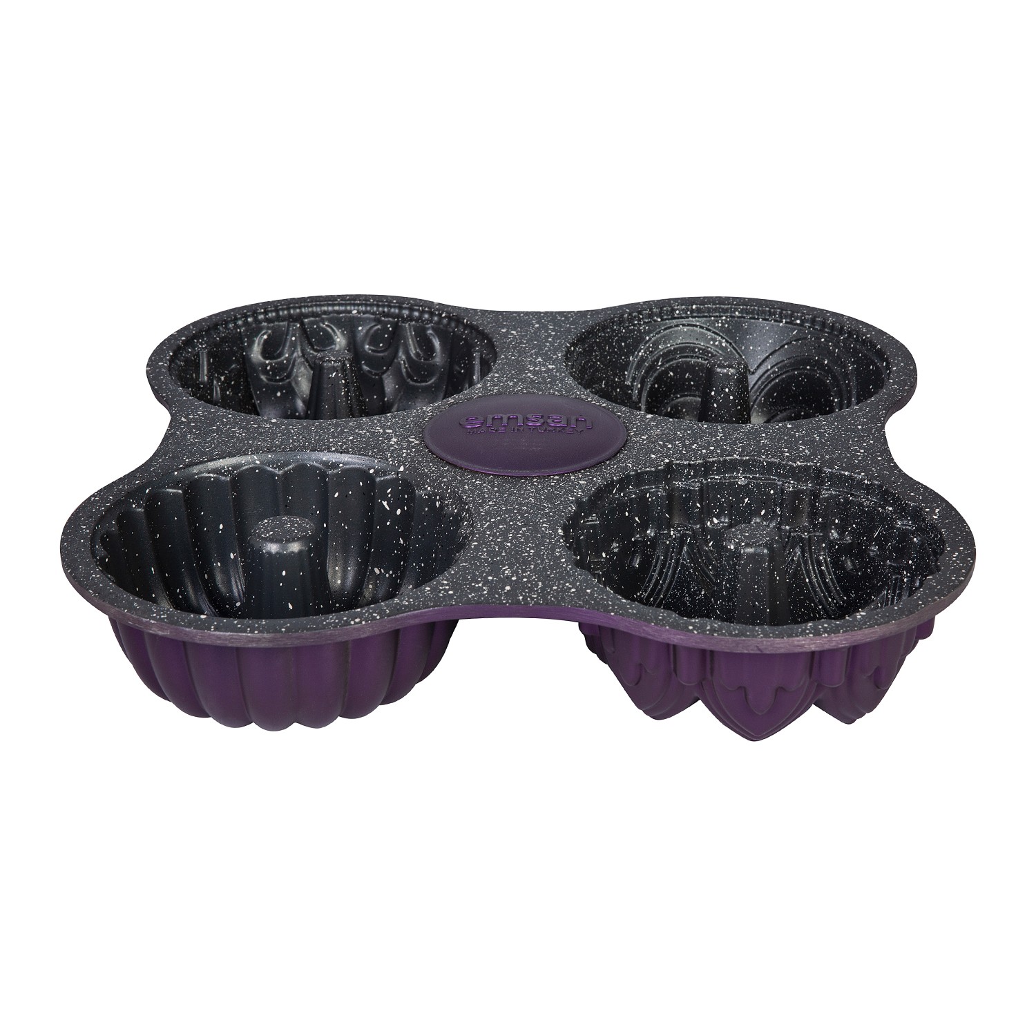 Emsan One Four 4lü Döküm Kek Kalıbı Violet 29x29 cm Fiyatı