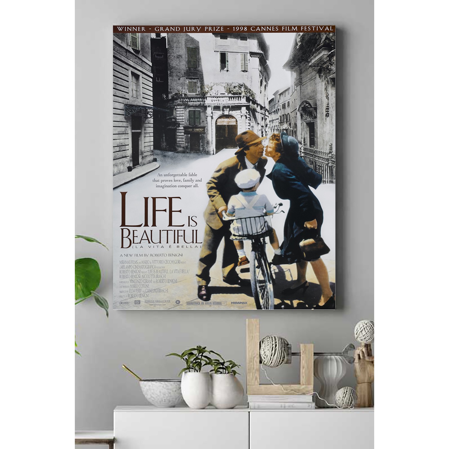 Postermanya Life Is A Beautiful Hayat Guzeldir Film Afisi Fiyati