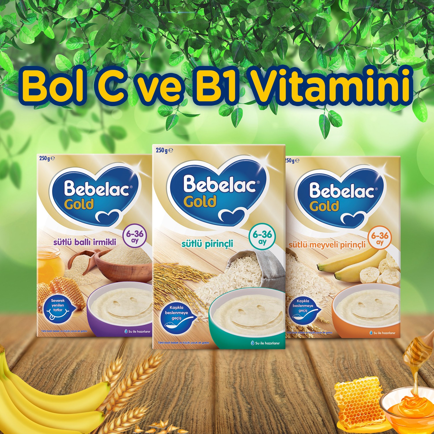 Bebelac Gold Sütlü Ballı İrmikli Kaşık Maması 250 gr Fiyatı