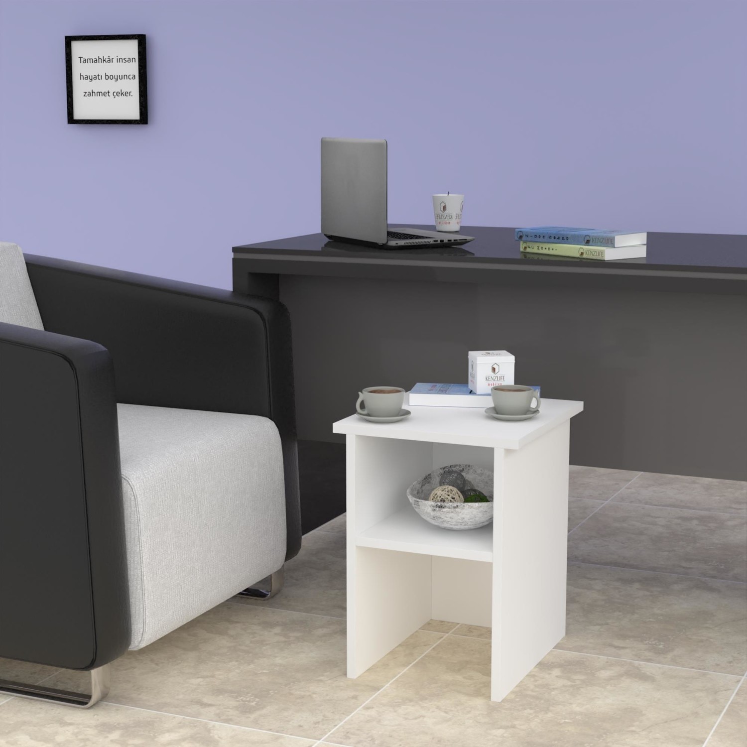 Kenzlife Ofis Sehpasi Hide Byz Orta Sehpa Misafir Sekreter Fiyati