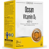 Orzax Ocean Vitamin D3 600 Iu Sprey 20 ml
