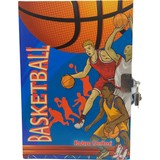 Seven Simli Hatıra Defteri Kilitli-Basketball