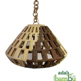 Adalı Bambu Rattan Sargılı Sarkıt