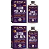 Revox Biotin ve Collagen - At Kuyruğu Bitki Özlü Şampuan 2'li Set