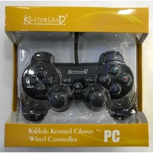 Kontorland KT-1081C PC USB Analog/Digital Titreşimli Gamepad