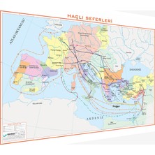 Gürbüz Yayınları Haçlı Seferleri 70 x 100 cm