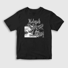 Presmono Unisex Çocuk Siyah Seventh Kalmah T-Shirt