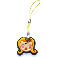 Hdmarketim Sevimli Kız Figürlü Çanta ve Anahtarlık Süsü