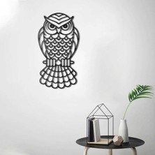 Bystag Baykuş  Dekoratif Metal Duvar Tablosu