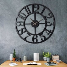 Bystag Metal Duvar Saati Circle Xl
