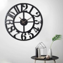 Bystag Metal Duvar Saati Circle Xl