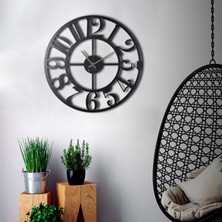Bystag Metal Duvar Saati Circle