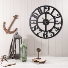 Bystag Metal Duvar Saati Circle