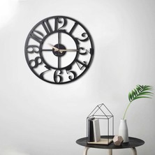 Bystag Metal Duvar Saati Circle