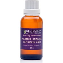 Kekikshop Anemurium Anamur Linalool Kekik Yağı 30ML, %100 Doğal Linalool Boz Kekiklerinden Lavanta-Ladin Linalool Kokulu