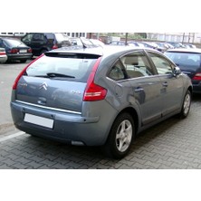 KromGaraj Citroen C4 Hb Formlu Krom Bagaj Alt Çıtası 2004-2010 P. Çelik