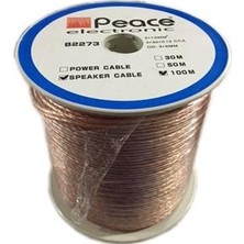 Peace B-2273 2 x 1 mm - Cca Şefaf Hoparlör Kablosu -100M