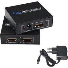 PrimeX Plus PX-5002 1080P 2k 4K UHD 2 Port HDMI Spliter (Adaptörlü)