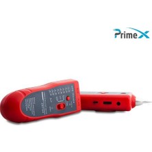 PrimeX Plus PX-8020 Lüks Çantalı Metal Uç Kablo Bulucu ve Tester