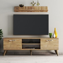 Tanmob Safir 138 Lik L Raflı Tv Ünitesi Çam - TVU0402