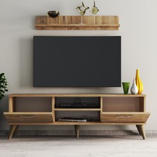 Tanmob Safir 138 Lik L Raflı Tv Ünitesi Çam - TVU0402
