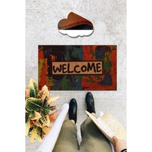 Chilai Home COCO MIXED COLORS Doğal Koko Paspas,Kıl Kapı Önü Paspası