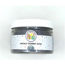Hobiflex Epoksi Reçine Metalik Sedefli Pigment Toz Boya 50 gr Gri
