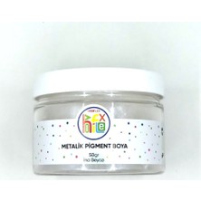 Hobiflex Epoksi Reçine Metalik Sedefli Pigment Toz Boya 50 gr İnci Beyazı