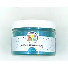 Hobiflex Epoksi Reçine Metalik Sedefli Pigment Toz Boya 50 gr Turkuaz