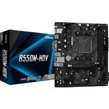 Asrock B550M-HDV AMD B550M AM4 DDR4 HDMI DVI VGA mATX 90-MXBDJ0-A0UAYZ