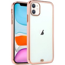 CoverZone Apple iPhone 12 Mini Kılıf Sporty Arkası Lazer Bumper Sert Silikon Mor Pembe