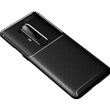 CoverZone One Plus 8 Pro Kılıf Karbon Delüx Tpu Silikon  Siyah