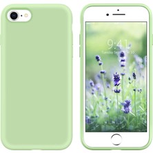 Bilişim Aksesuar Apple iPhone 7 Kılıf Liquid Lansman Silikon Fıstık Yeşili