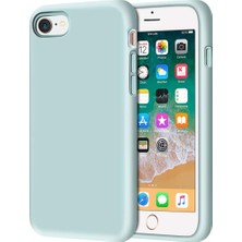 Casetify Apple iPhone 8 Kılıf Liquid Lansman Silikon Mint