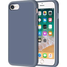 Casetify Apple iPhone 8 Kılıf Liquid Lansman Silikon Petrol Mavisi
