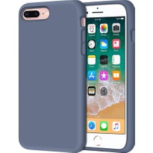 Casetify Apple iPhone 8 Plus Kılıf Liquid Lansman Silikon Petrol Mavisi