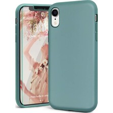Bilişim Aksesuar Apple iPhone Xr Kılıf Liquid Lansman Silikon Fıstık Yeşili