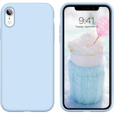 Casetify Apple iPhone Xr Kılıf Liquid Lansman Silikon Açık Mavi