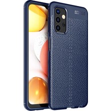 Kilifone - Galaxy A32 5g - Kılıf Deri Görünümlü Auto Focus Karbon Niss Silikon Kapak