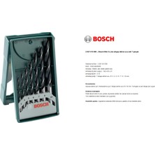 Bosch 2 607 019 580 Mini X-Line Ahşap Delme Ucu Seti 7 Parçalı