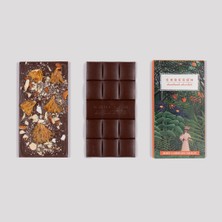 Choccom Portakal Badem Bitter Çikolata  75 gr Tablet