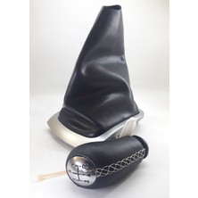 Opr Renault Fluence Deri Vites Topuzu ve Vites Körüğü (Gri Çerçeve)