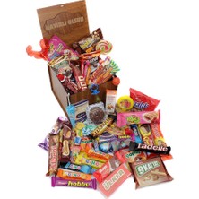 Nostaljik Lezzetler Ahşap Kutu Büyük Boy ( Seni Seviyorum )